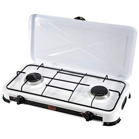 Vinco ART. 76002 FORNELLO A GAS TWO Due fuochi Gpl Campeggio Camper 1,2 kw