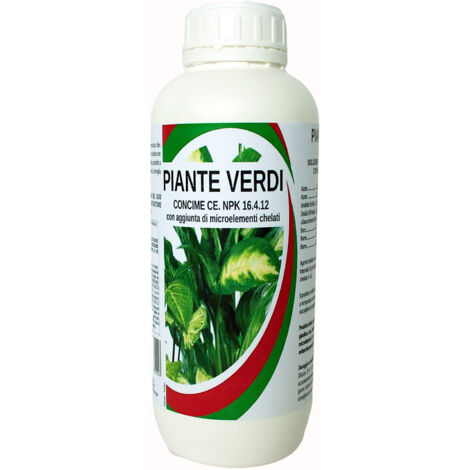 Bio ALT PIANTE VERDI Concime fogliare NPK 16.4.12 con microelementi chelati 1 LT (1/5)