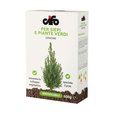 Concime siepi e piante verdi Cifo 600g idrosolubile arricchito con microelementi (1/5)