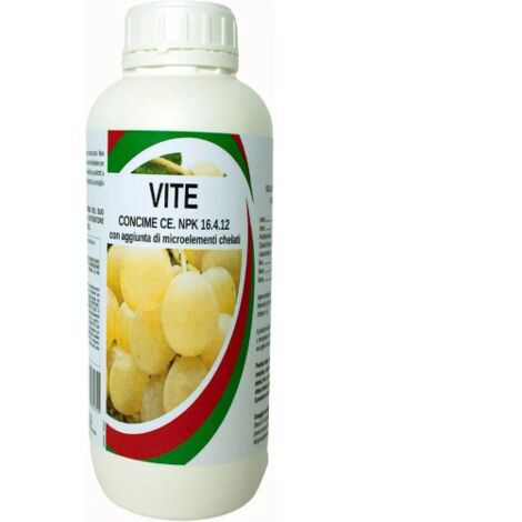 Bio ALT VITE Concime fogliare NPK 16.4.12 con Boro favorisce allegagione 1 LT (1/5)