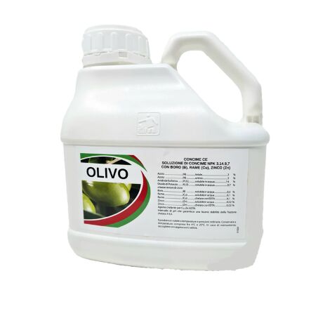 Bio ALT OLIVO Concime fogliare NPK 3.14.9,7 con Boro favorisce allegagione 3 LT 3 LT (1/7)