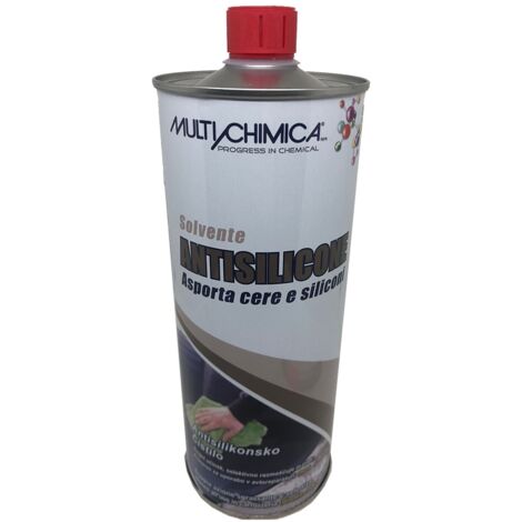 Multichimica 1lt solvente antisilicone asporta cere e siliconi idoneo all'uso in carrozzeria