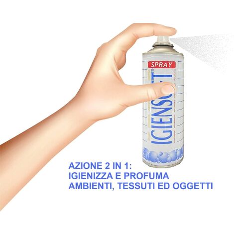 3 X Rampi IGIENSOFT Deodorante Igienizzante Tessuti superfici ambiente  Antitarme Spray 150 ML