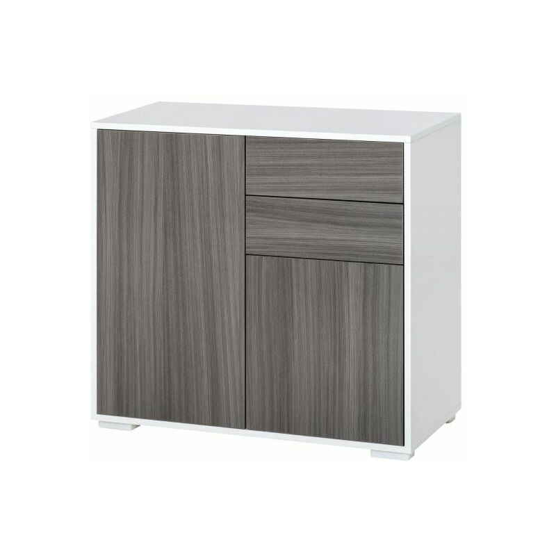 EASYCOMFORT Credenza Moderna con Armadietti e Cassetto, Mobile