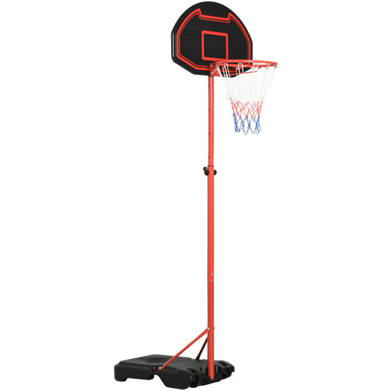 EASYCOMFORT Canestro Portatile Canestro Basket da Esterno con Altezza  Regolabile 193.5-248.5cm e Base da