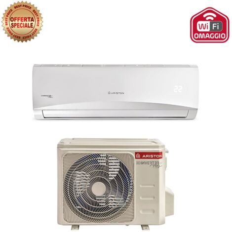 Climatizzatore Condizionatore Ariston Inverter serie PRIOS 12000 Btu C 35 MUD0 R-32 Wi-Fi OMAGGIO Classe A++/A+