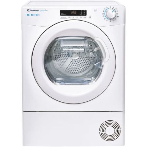 Asciugatrice a Pompa di calore Carica Frontale Candy Smart Pro 7 Kg CSOE H7A2DE-S (A85xL59,6xP58,5) Classe A++ (1/3)