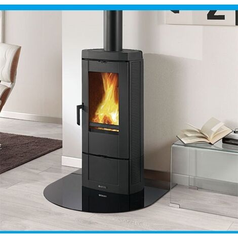 STUFA A LEGNA IN GHISA SMALTATA LA NORDICA EXTRAFLAME MOD. CANDY 7,2 KW ANTRACITE