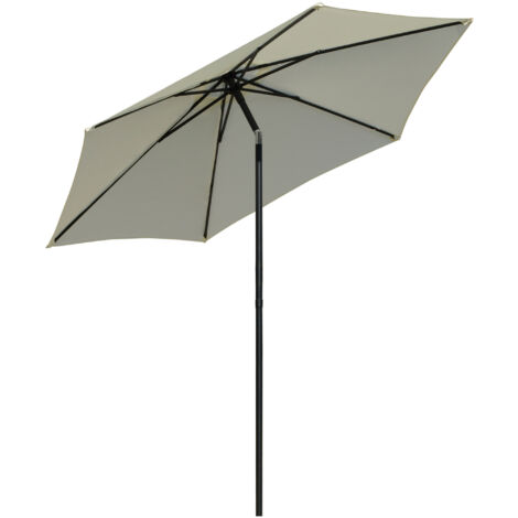 Ombrellone Da Giardino VONROC Recanati 300 Cm - Inclinabile, Tessuto Riciclato UPF50+, Struttura In Alluminio, Copertura Inclusa