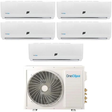 Condizionatore OneClima Penta Split Inverter serie PRO 9+9+9+9+12 con MLT42x5/Y24 R-32 Wi-Fi Optional 9000+9000+9000+9000+12000