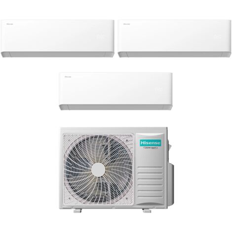 Condizionatore Hisense Trial Split UNI HB 9+9+12 con 3AMW62U4RJC R-32 Wi-Fi Integrato