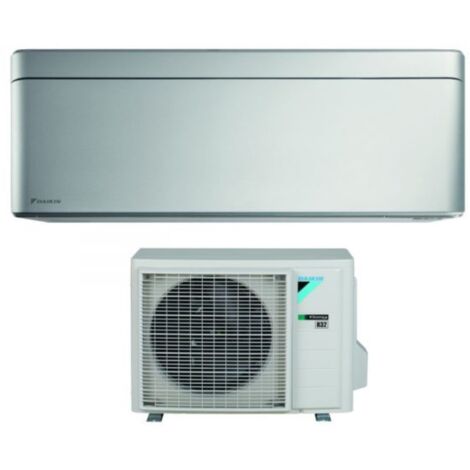 Condizionatore Daikin Stylish Total Silver 18000 Btu FTXA50BS R-32 Wi-Fi Integrato Grigio Garanzia Italiana