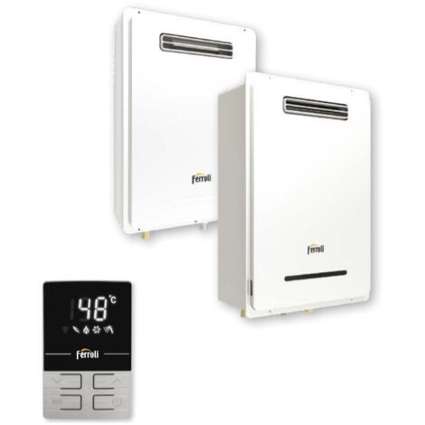 Scaldabagno a Gas Ferroli da esterno EXTERNO 22 NG litri low NOx Metano/Gpl