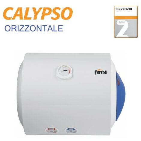 Scaldabagno elettrico scalda acqua boiler scaldino lt 50 litri Orizzontale