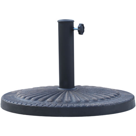 Outsunny Base per Ombrellone Diametro 3,8-4,8cm Motivo Floreale