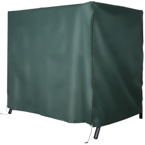 Outsunny Telo per Dondolo Tessuto Oxford Rivestito in PVC 205x124x164cm