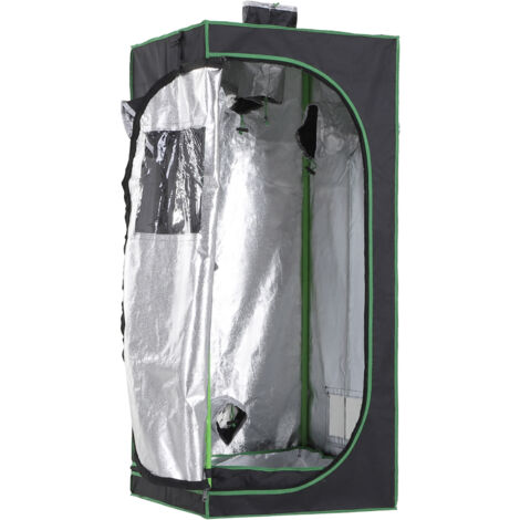 easycomfort tenda da coltivazione idroponica in mylar e oxford 600d per riflettere la luce grow box grow tenda 60x60x140 cm