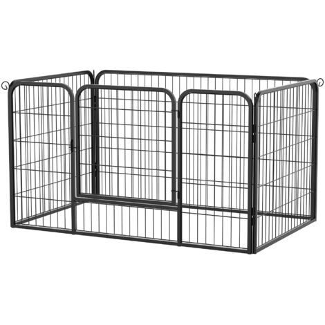 easycomfort recinto per cuccioli, recinzione per animali, 125x80x70