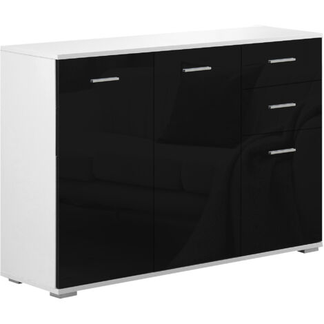 EASYCOMFORT Credenza Cucina con Armadietti a 2 Ante e Cassetto in