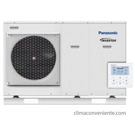 Panasonic Pompa di calore Monoblocco Aquarea WH-MDC09J3E5 9 kw gas R32 WH MDC09J3E5