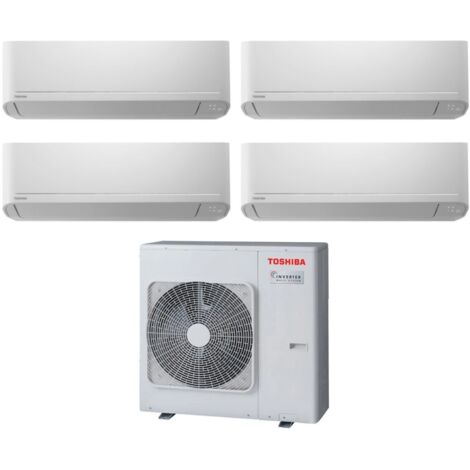 Climatizzatore Condizionatore Toshiba Quadri Split Inverter serie SEIYA 7+7+10+13 (7+7+9+12) RAS-4M27U2AVG-E R-32 Wi-Fi Optional 7000+7000+10000+13000 (7000+7000+9000+12000)