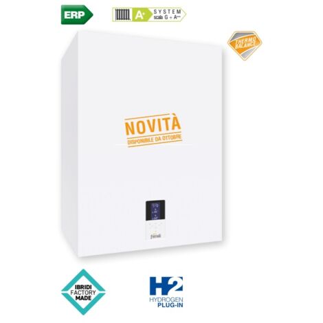 caldaia ferroli a condensazione bluehelix hitech rrt 34 k 50 con accumulo di 50 litri kit scarico fumi omaggio low nox metano o gpl - novità