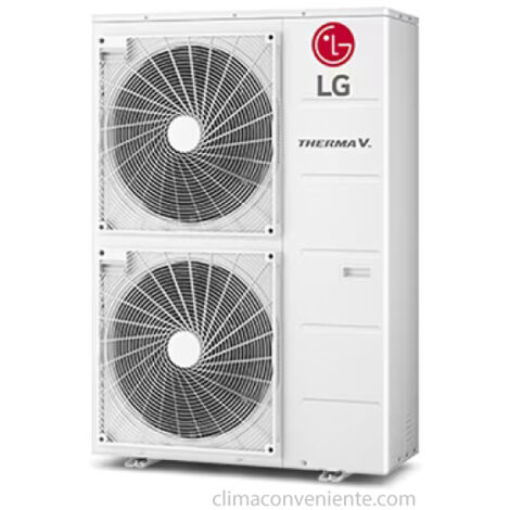 LG Pompa di Calore Mini Chiller inverter LG Monoblocco Therma V 16 KW Monofase Gas R32 HM161MR.U34