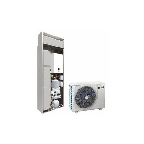 Pompa Di Calore Reversibile Aria-Acqua Inverter per Installazione Splittata Ferroli OMNIA S IN 3.2 06 R-32 con Comando Incluso