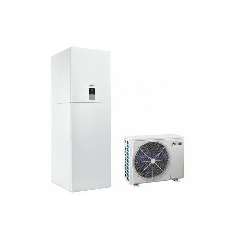 Pompa Di Calore Splittata Reversibile Aria-Acqua Inverter Ferroli OMNIA ST 3.2 12T Sistema con Integrazione Elettrica R-32 Trifase con Comando Incluso