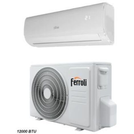 Ferroli Climatizzatore Monosplit Giada S 12000 btu Inverter R32 Wi-Fi Classe A++ con Staffa