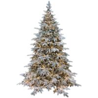 Albero di Natale Pino Verde Innevato Le Stelle H 210cm x L 150cm Super Folto Effetto Real-Touch con 2500 Luci Led Incorporate e Base Croce in Ferro Pieghevole