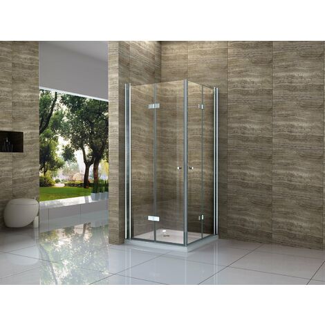 Duschkabine MARITIMO 90 x 90 x 180 cm ohne Duschtasse (1/4)