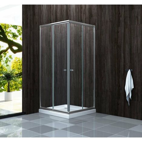 Duschkabine ST01 90 x 90 x 190 cm ohne Duschtasse
