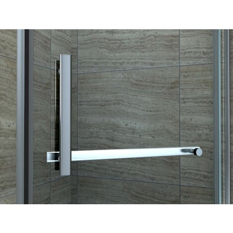 Fünfeck-Duschkabine POLIGO 90 x 90 x 195 cm ohne Duschtasse