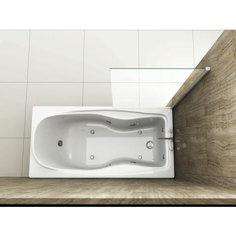 fixe Duschtrennwand STEADY 70 x 140 (Badewanne)
