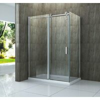 Duschkabine HURGO 150 x 90 x 195 cm ohne Duschtasse