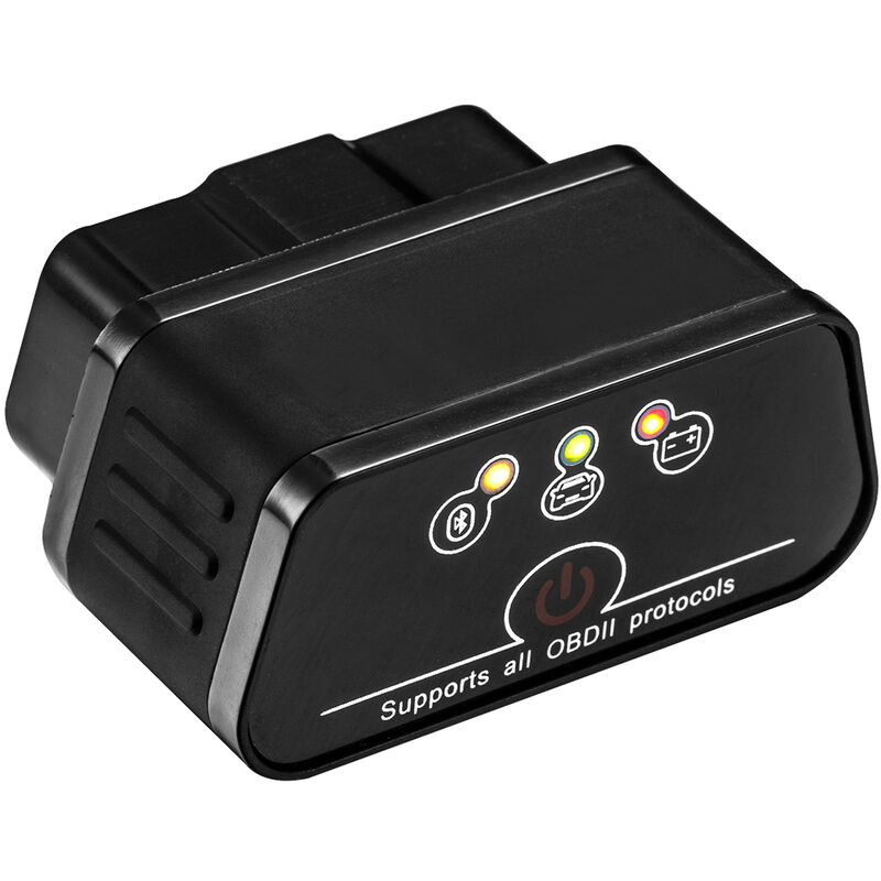 KONNWEI OBDII Mini BT3.0 Herramientas de escaneo de diagnostico automatico para automovil,Negro