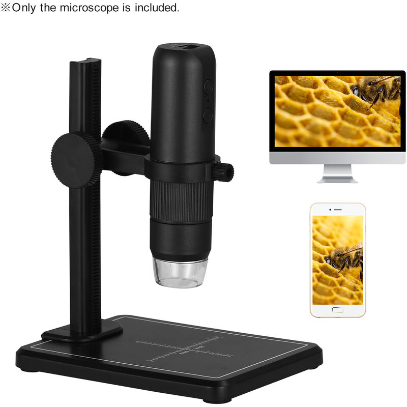 Microscopio digital inalambrico WiFi KKmoon, camara de microscopio portatil de mano, aumento de 50X a 1000X