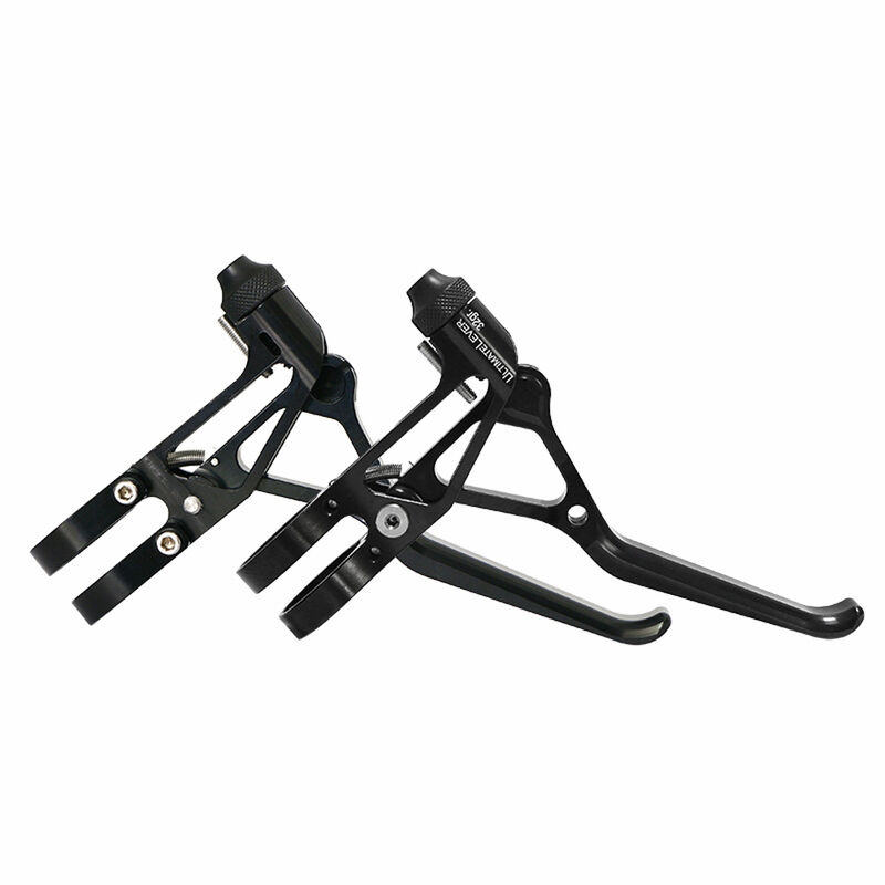 Mango de freno de bicicleta de montana Mango de freno de velocidad variable de aleacion de aluminio Mango de freno ajustable 2PCS Palancas de freno de bicicleta Accesorios de bicicleta,Negro