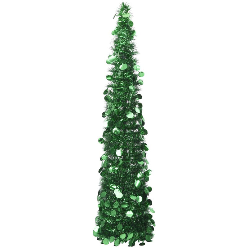 arbol de Navidad artificial plegable PET verde 180 cm