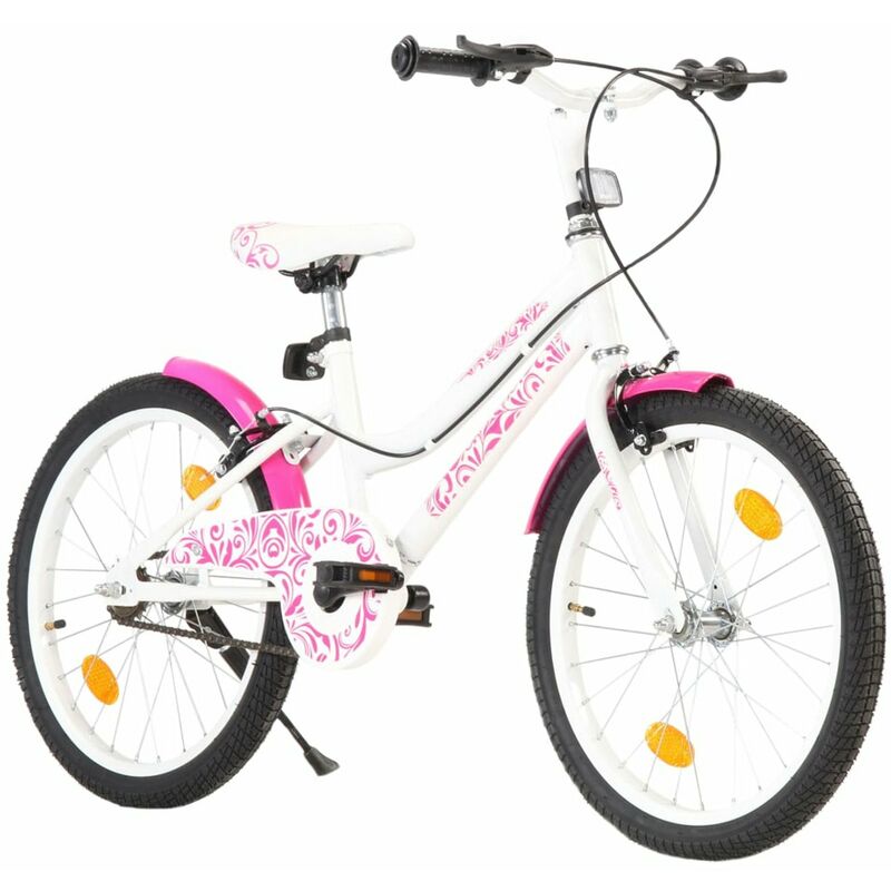 Bicicleta para ninos 20 pulgadas rosa y blanco