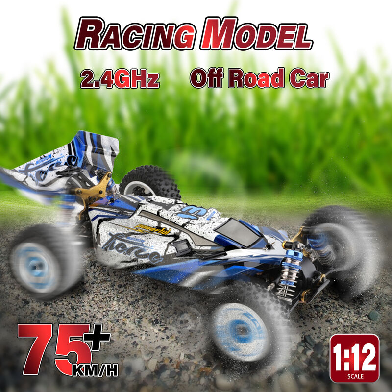 WLtoys 124017 RC Car Off-Road Car High Speed ​​RC Crawler 1/12 2.4GHz Racing Car 75km / h 4WD RTR Chasis de metal