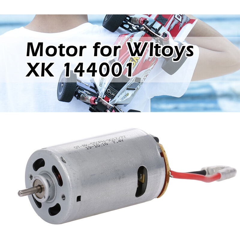 Wltoys 550 Motor cepillado RC Piezas 7.4V 25000rpm Reemplazo para Wltoys XK 144001 RC Buggy