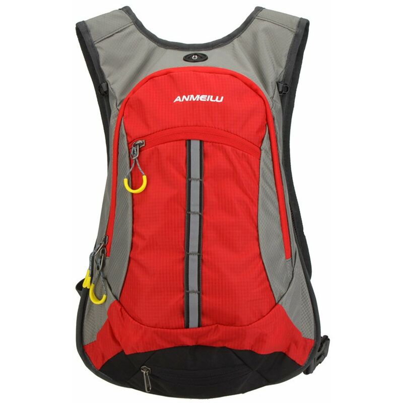 Mochila impermeable para ciclismo al aire libre,Bolsa de agua para viajes y camping,Rojo