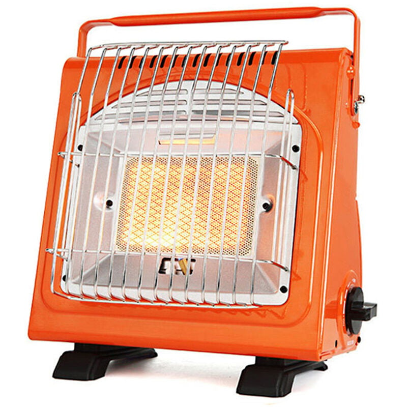 Calentador de espacio portátil de 1700W,calentador de gas multifuncional,calentador de cerámica,calentador de horno de hierro,naranja ajustable,para acampar al aire libre