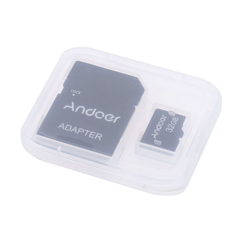 Andoer 32 GB Clase 10 Tarjeta de memoria Tarjeta TF, Adaptador de tarjeta TF,para cámara Cámara de coche Teléfono celular Mesa PC Reproductor de audio GPS