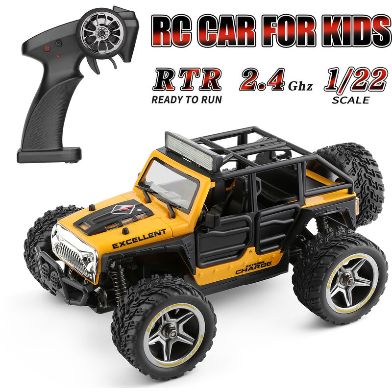 WLtoys 22201 Coche RC,Coche Off-Road,22km/h Short Course Truck,1/22 2.4GHz RTR Coche RC,para niños adultos,con luces LED