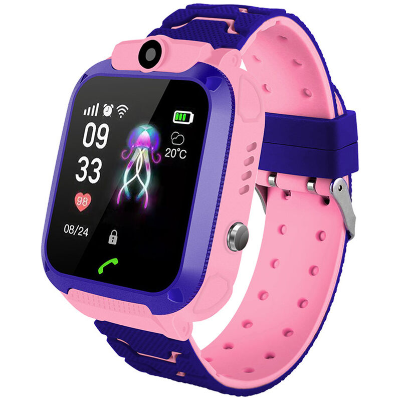 Q12 Kids Smart Watch IP67 Reloj de teléfono para niños a prueba de agua Posicionamiento preciso SOS One Key para ayudar a una batería de larga duración