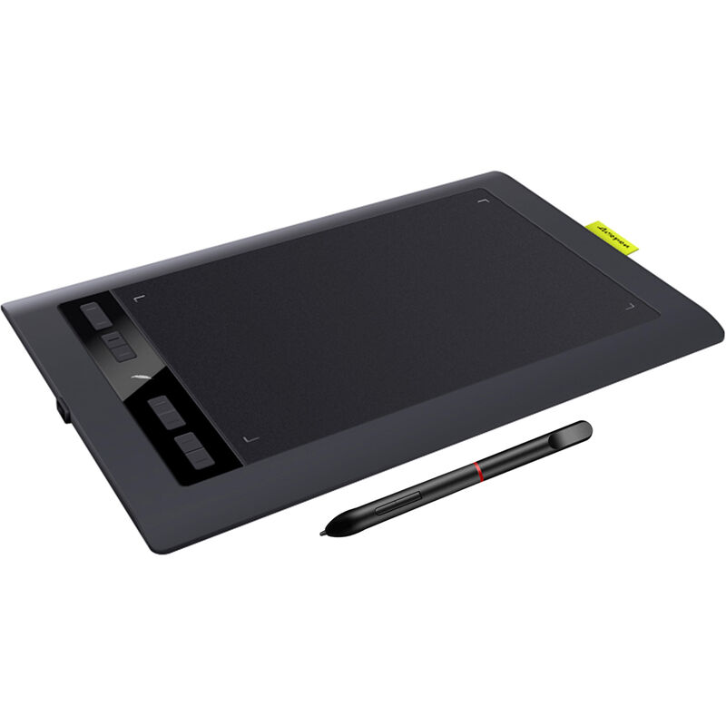 Acepen AP1060 Professional 10 * 6 pulgadas Art Digital Graphics Drawing Tablet Pad Board Kit con Stylus sin batería 8192 Niveles Presión 8 Teclas Express Compatible con Windows 10/8/7 y Mac OS y Android para el curso de enseñanza de dibujo en línea