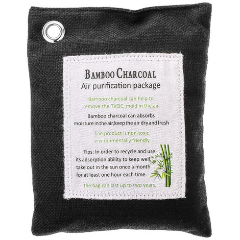1 paquete de g de bolsa de de bambu para carbon activado en el